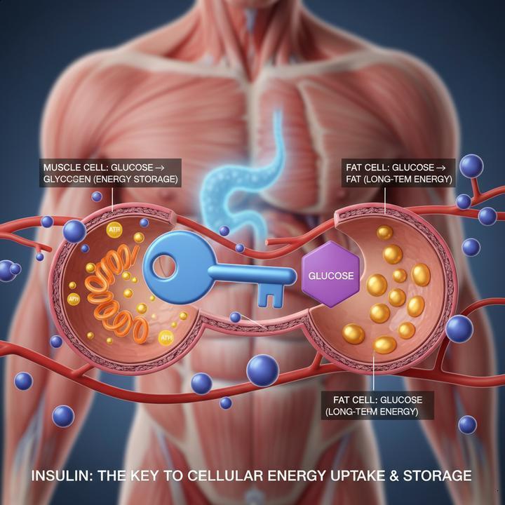Insulina: O Hormônio Mestre do Armazenamento
