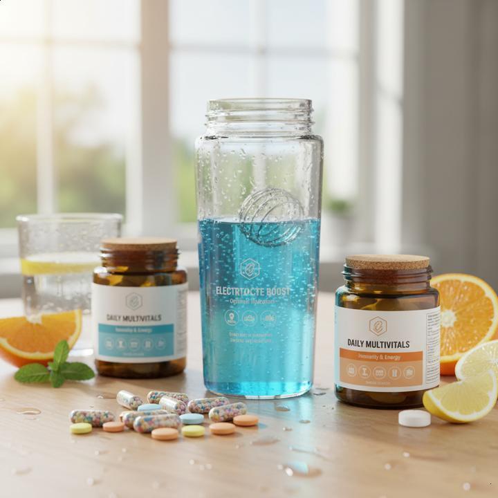 Multivitamínico: Como ele ajuda a equilibrar os eletrólitos perdidos no suor