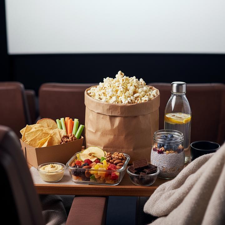 Snacks saudáveis para o cinema: O que levar para não sair da dieta