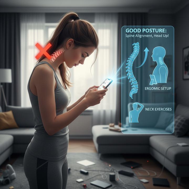 Tech Neck: A Dor no Pescoço Causada pelo Uso do Celular