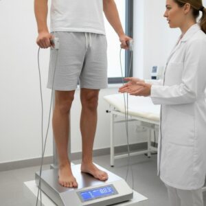 Bioimpedância: Por que a bexiga cheia altera o percentual de gordura