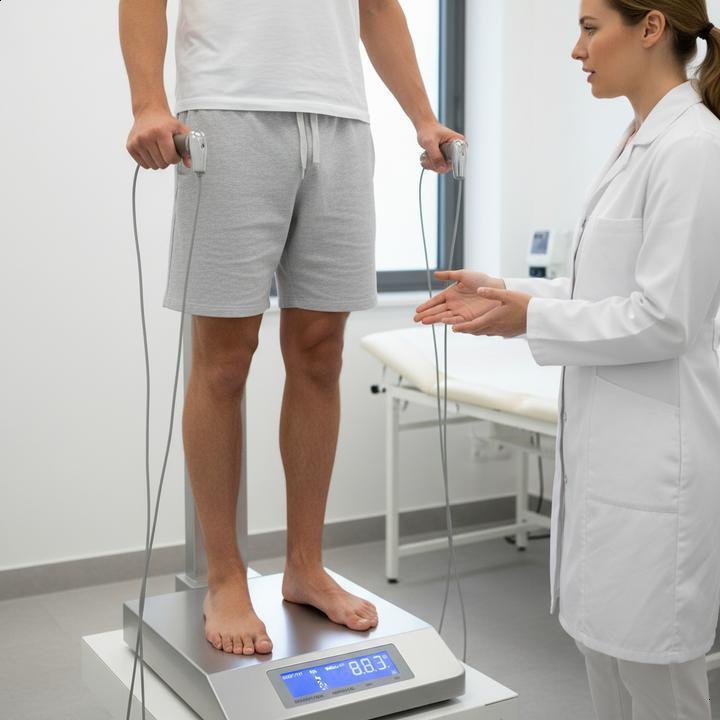 Bioimpedância: Por que a bexiga cheia altera o percentual de gordura