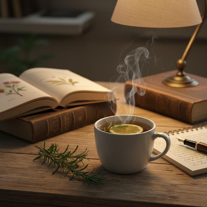 Chá de alecrim: Benefícios para a concentração e foco nos estudos