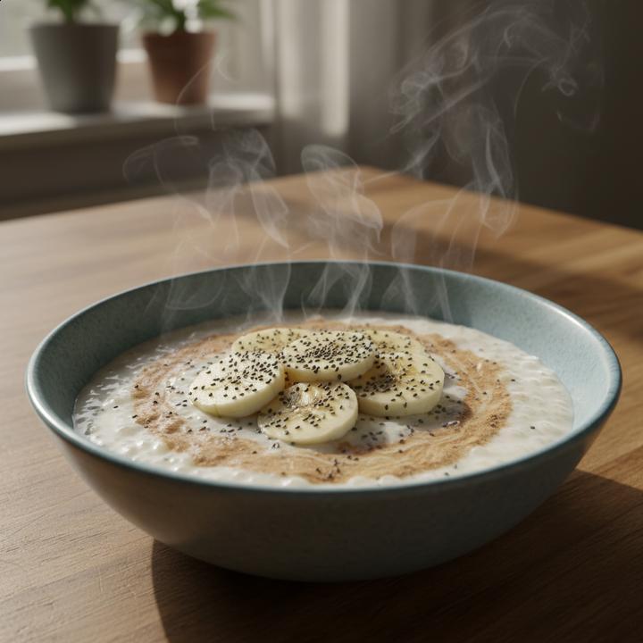 Mingau de tapioca a granel com Whey Protein para o pré-treino