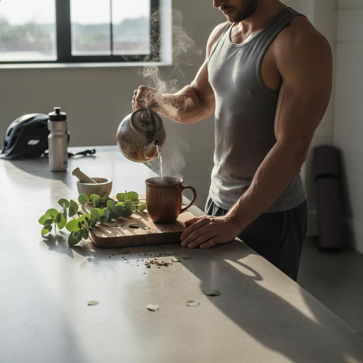 Chá de eucalipto: Benefícios para o sistema respiratório de atletas