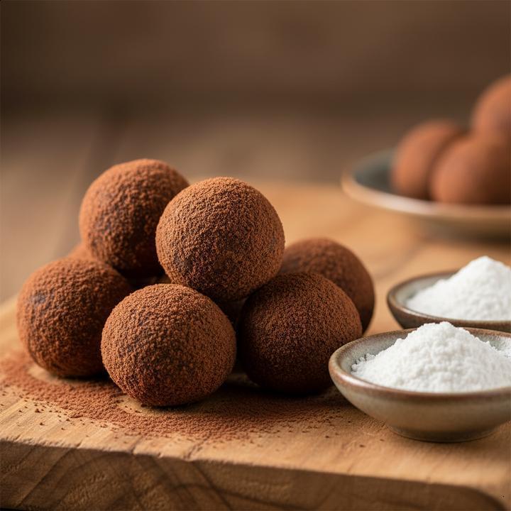 Receita de Brigadeiro fit de Whey com leite em pó desnatado;