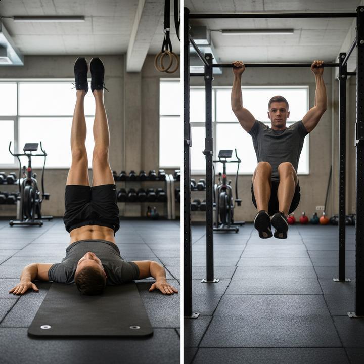 Abdominal Infra (Elevação de Pernas): Chão ou Barra?