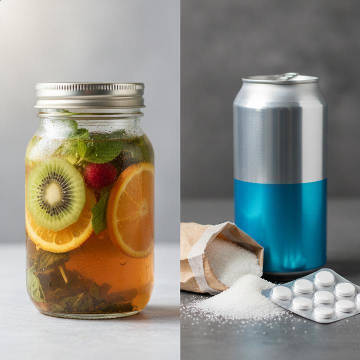 Energético natural vs industrializado: qual é melhor para o foco mental?