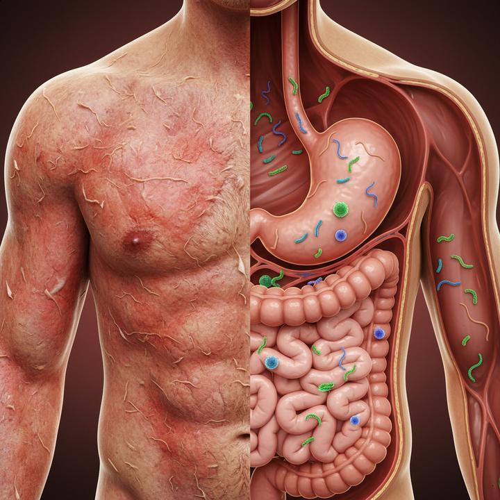 Psoríase e a relação com o intestino: causas e manejo