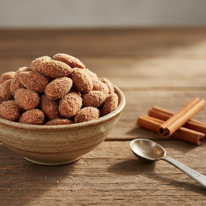 Snacks de amêndoas com canela: Um lanche termogênico e prático