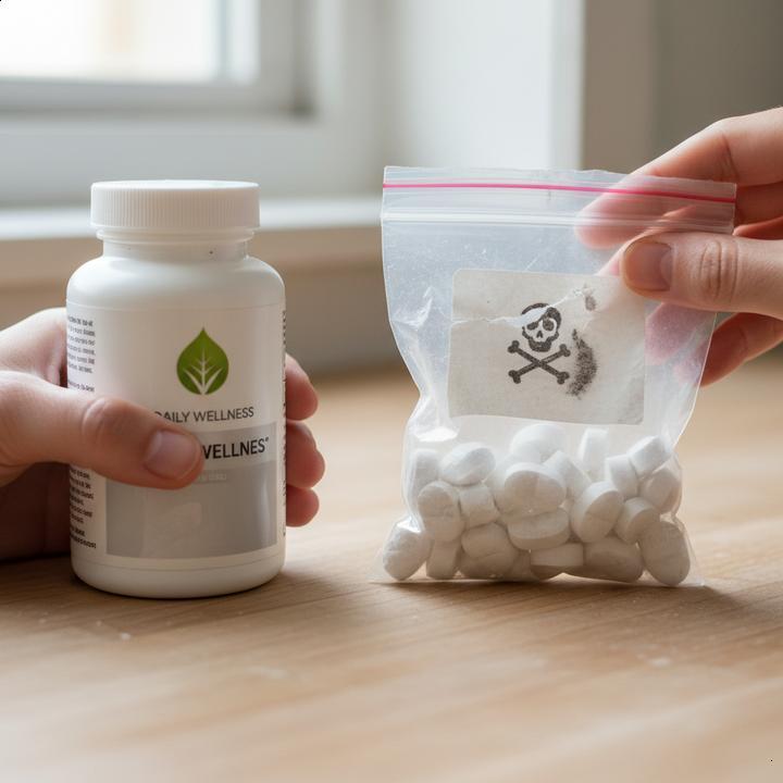 Os riscos de comprar suplementos falsificados na internet