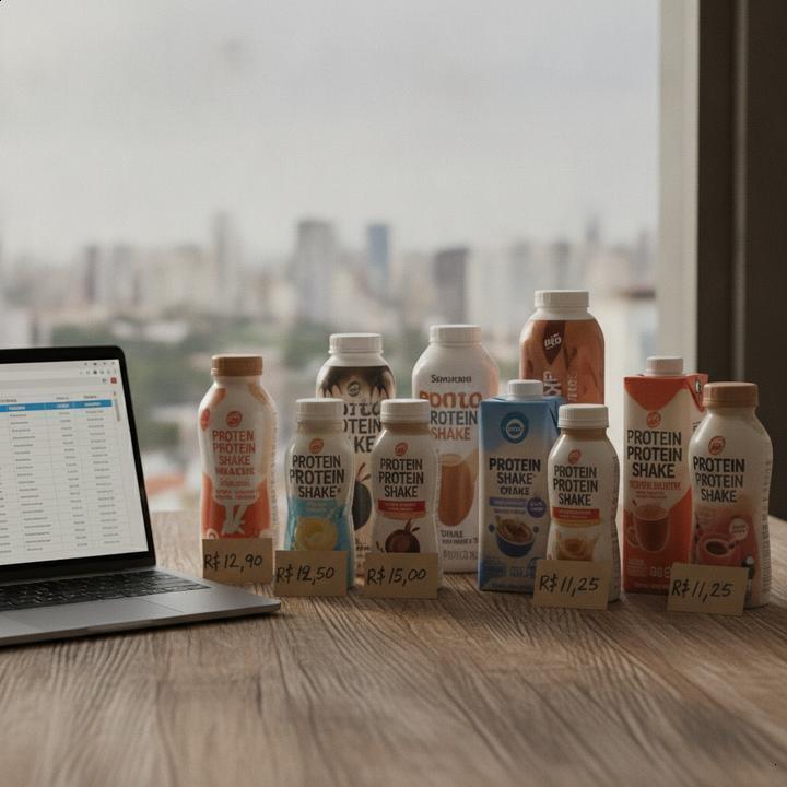Shake proteico RTD: Comparativo de preços entre as principais capitais