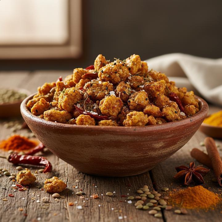 Snacks de lentilha torrada: Fonte de ferro e proteína para o seu dia